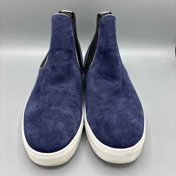 Sam Edelman Blue Margot High Top Sneaker Ankle Boot Women’s 8.5 - Picture 2 of 9